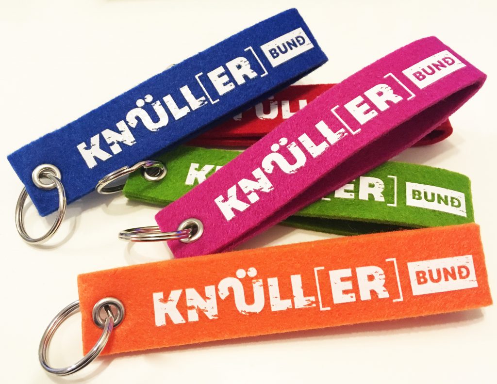 Schlüsselanhänger von der Marke KNÜLLER